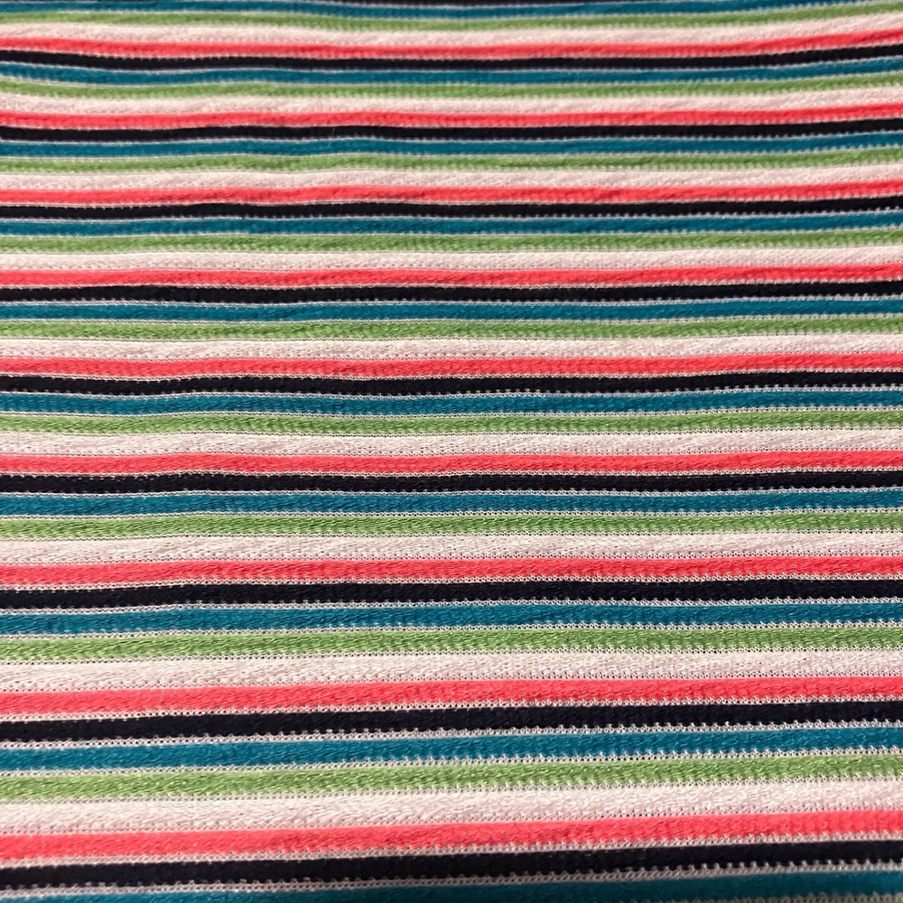 Ruby Rd. Colorful Striped Short Sleeve Top - Picture 9 of 11
